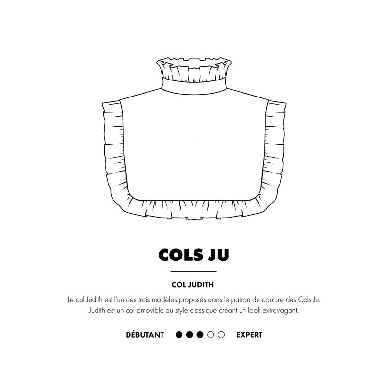 Pack 3 Cols Amovibles - Patron de couture PDF
