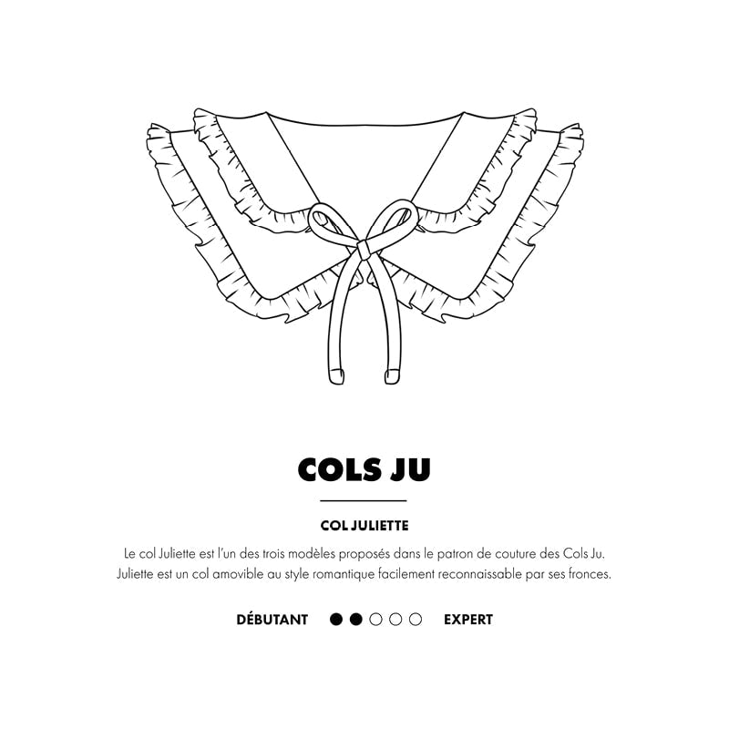 Pack 3 Cols Amovibles - Patron de couture PDF