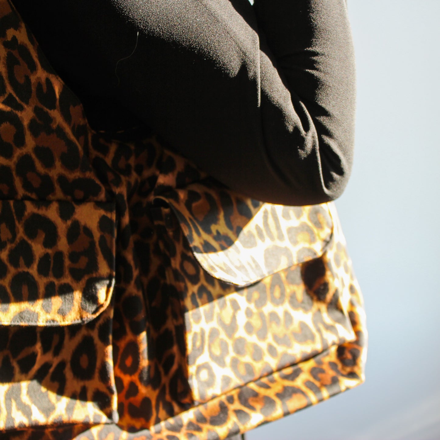 Patron sac épaule vue proche porté