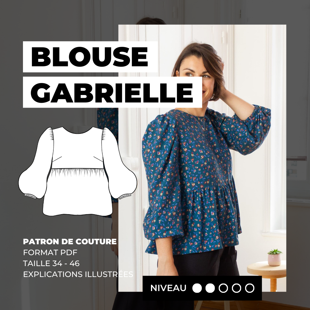 Blouse Gabrielle - Patron PDF