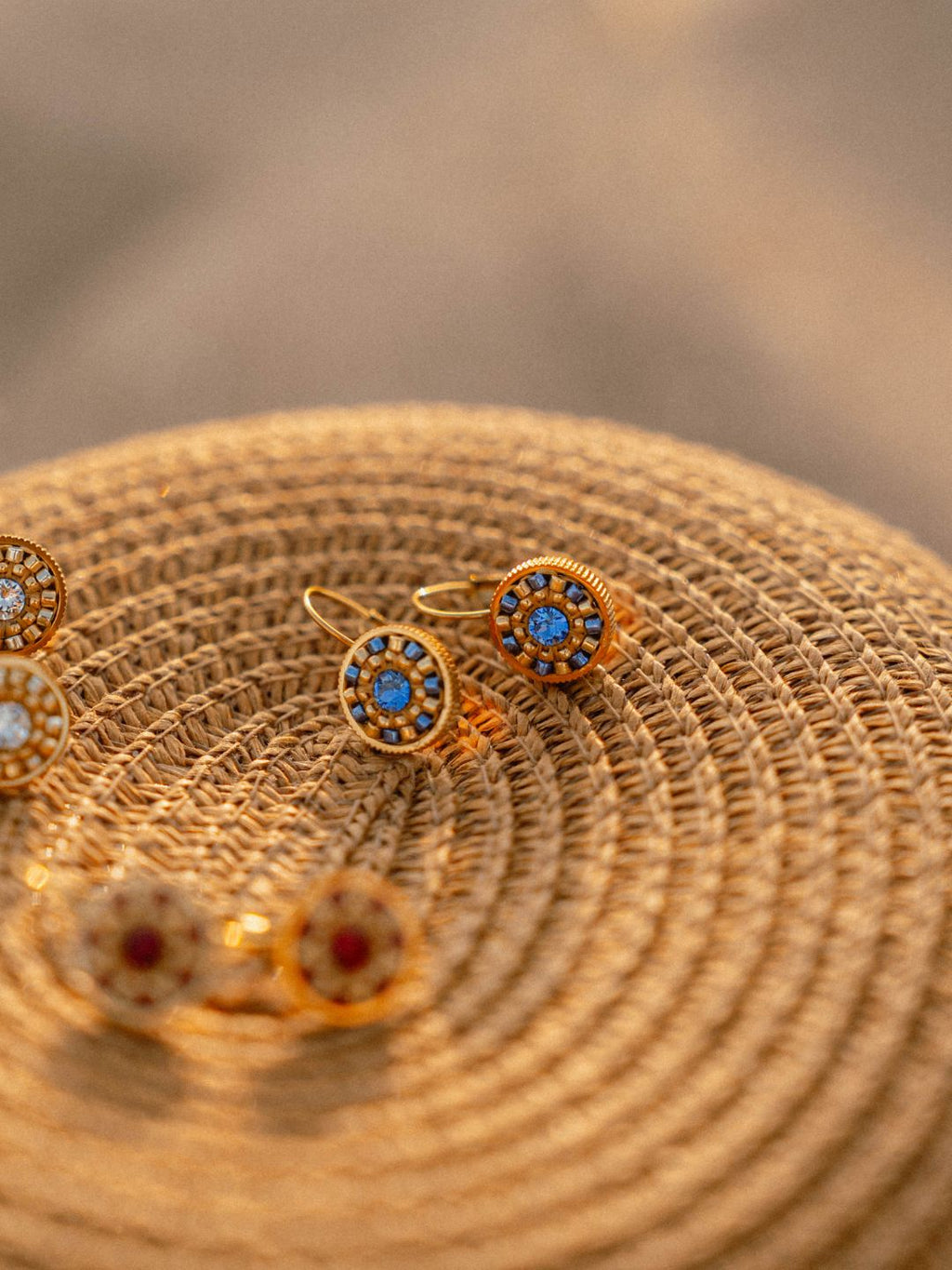Boucles d'Oreilles Dormeuses | Acier Inoxydable 316L & Crystal Swarovski