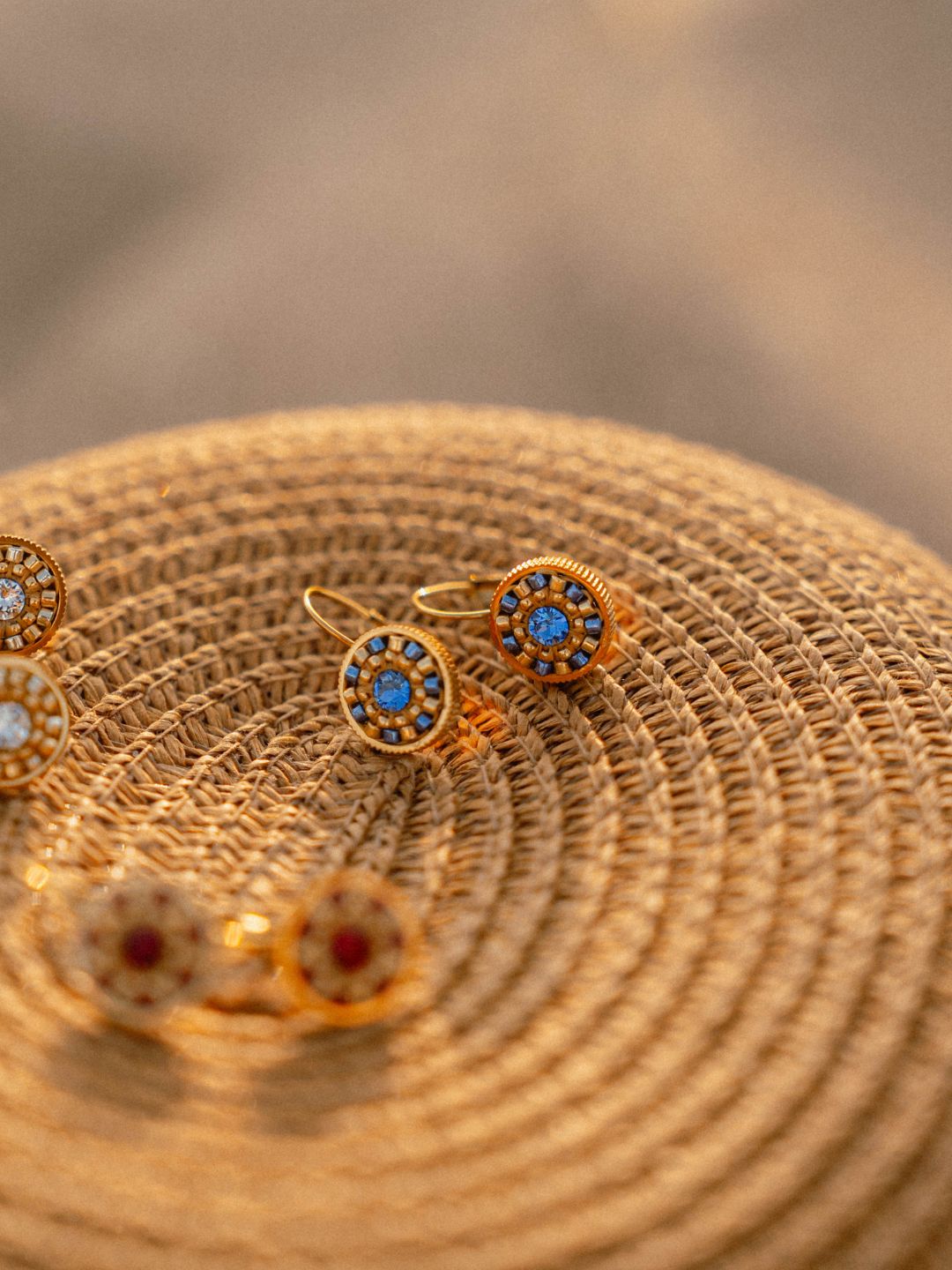 Boucles d'Oreilles Dormeuses | Acier Inoxydable 316L & Crystal Swarovski
