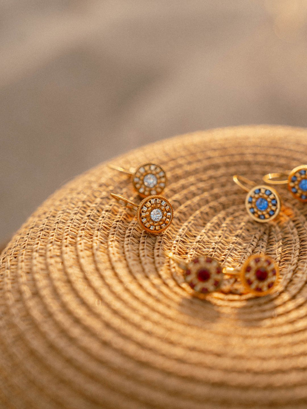 Boucles d'Oreilles Dormeuses | Acier Inoxydable 316L & Crystal Swarovski