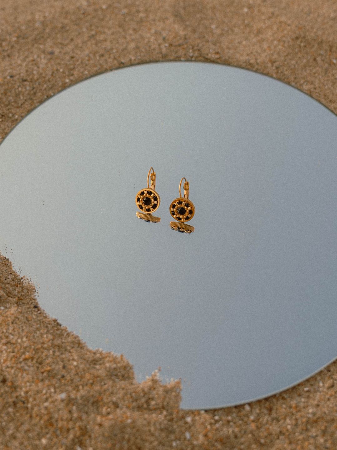 Boucles d'Oreilles Dormeuses | Acier Inoxydable 316L & Crystal Swarovski