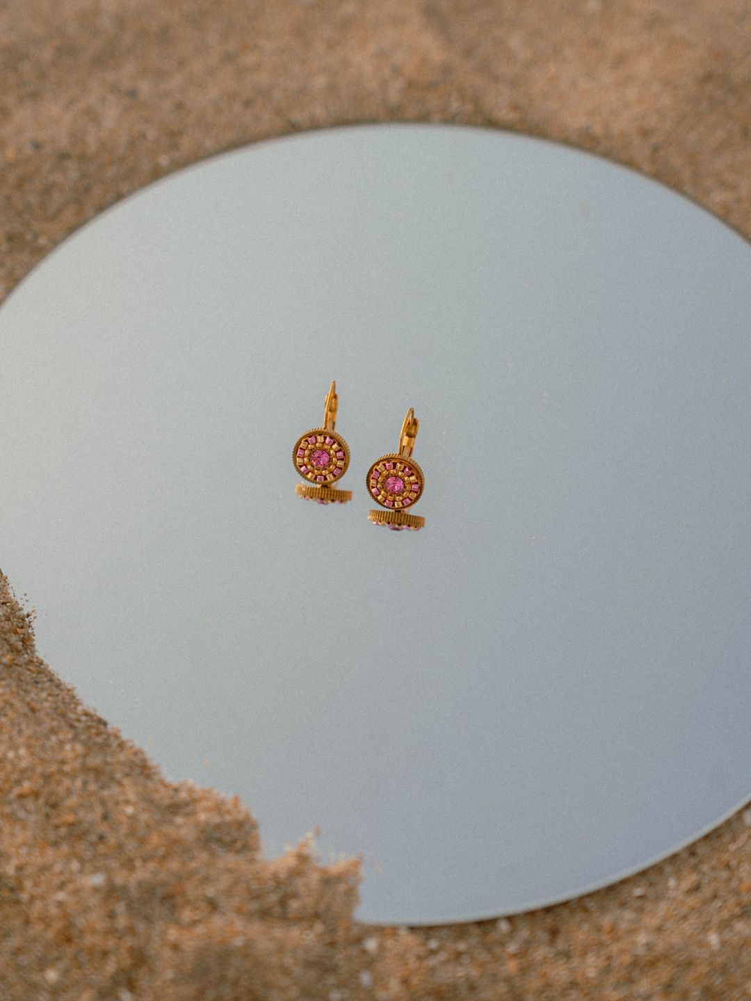 Boucles d'Oreilles Dormeuses | Acier Inoxydable 316L & Crystal Swarovski