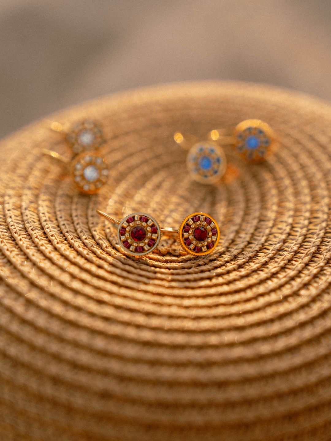 Boucles d'Oreilles Dormeuses | Acier Inoxydable 316L & Crystal Swarovski