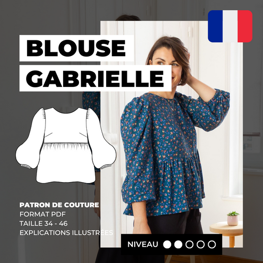 Blouse Gabrielle - Patron PDF