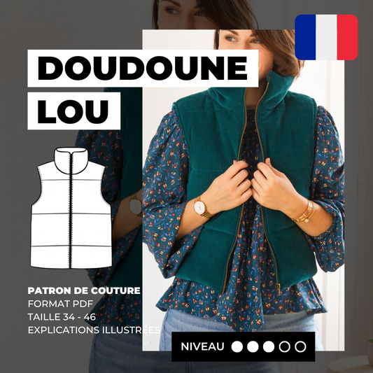 Doudoune Lou - Patron PDF