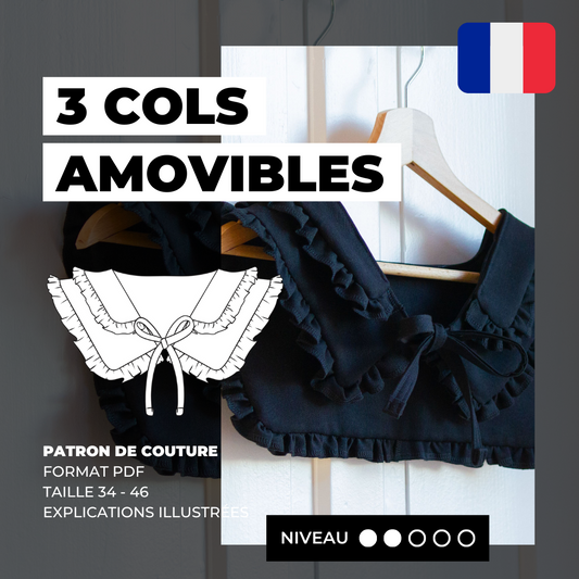 Pack 3 Cols Amovibles - Patron PDF