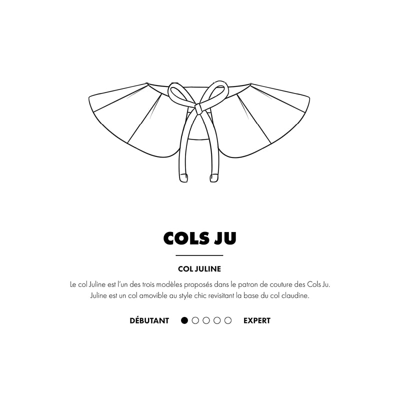 Pack 3 Cols Amovibles - Patron de couture PDF