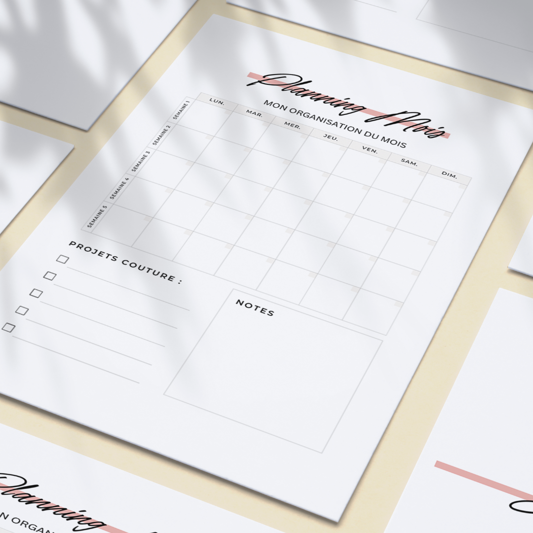 Carnet de Couture 2025 - PDF