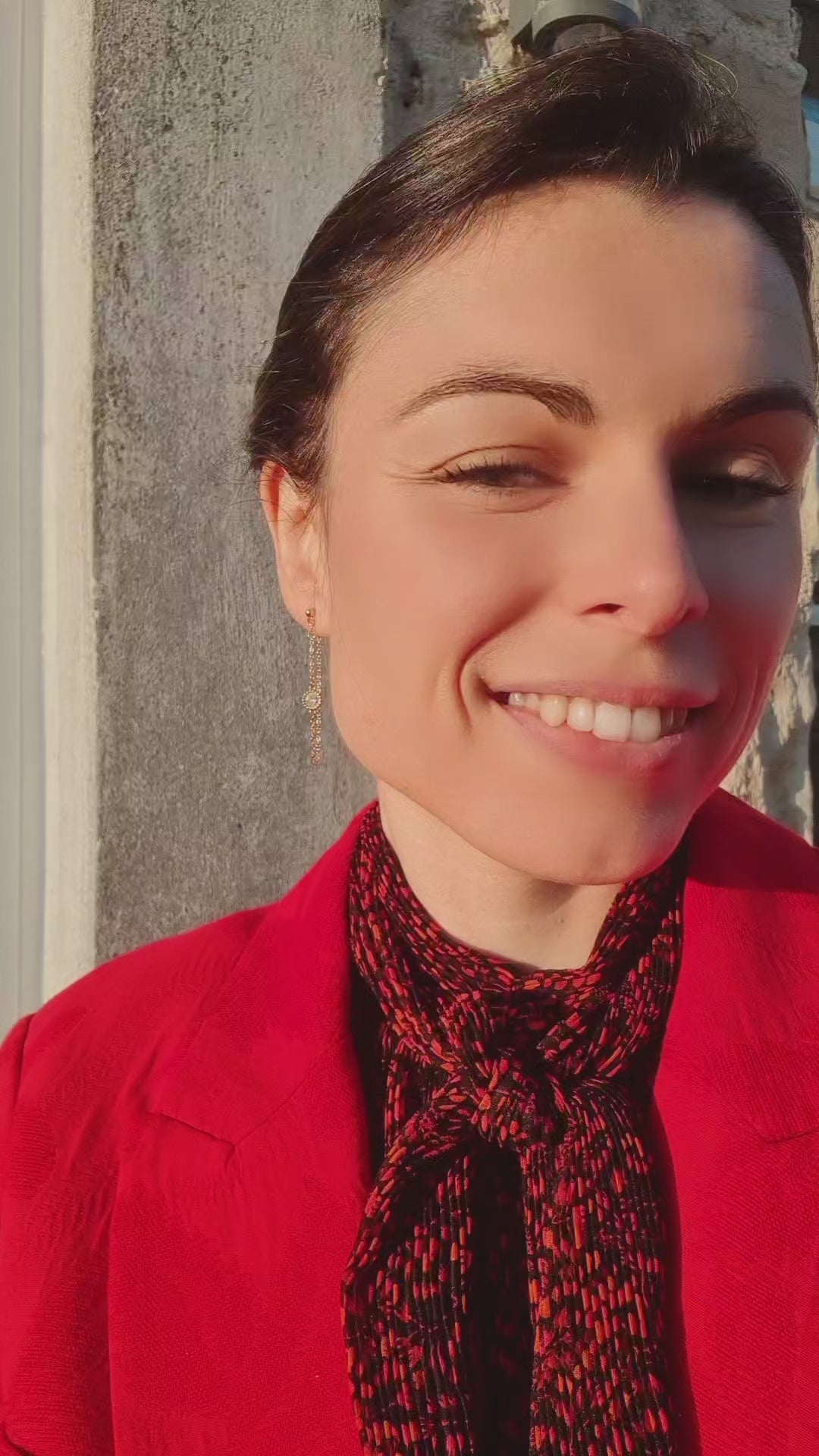 Boucles d’Oreilles Chaîne Dorées |  Acier inoxydable 316L